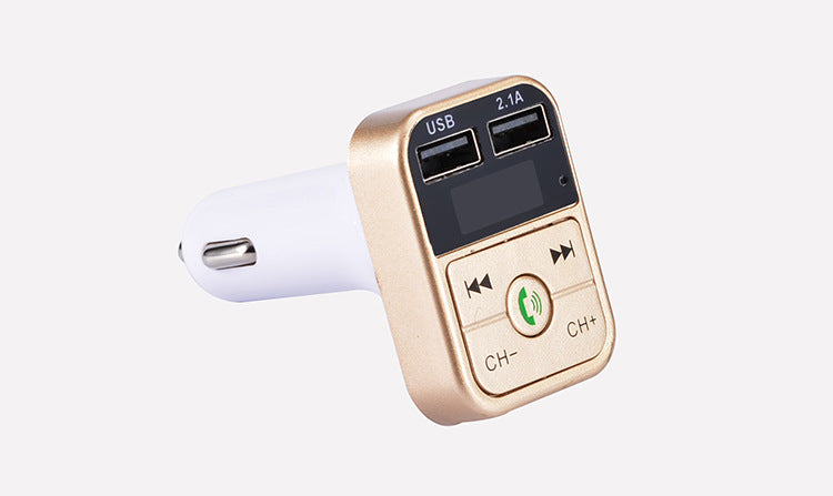 B2 Car MP3 Bluetooth Hands-Free Car Player FM Transmitter Car Charger Receiver - Korvel