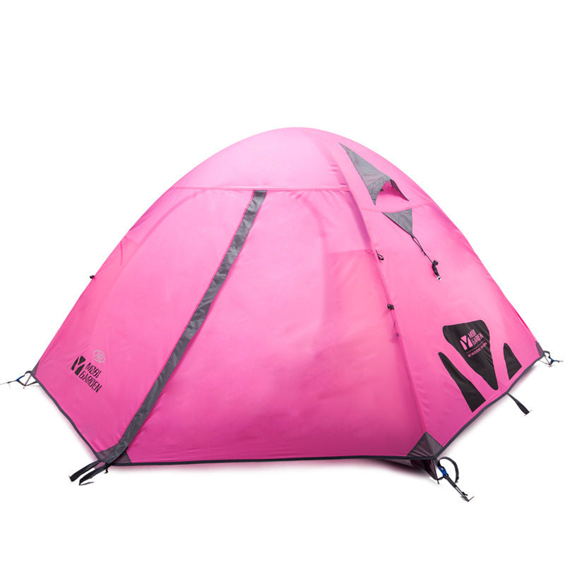 Tienda de Camping de Doble Polo de Aluminio