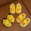 Winter children's cotton slippers, cute cartoon home for girls, warm and non slip indoor and outdoor baby cotton shoes, parent-child shoes, winter - Korvel