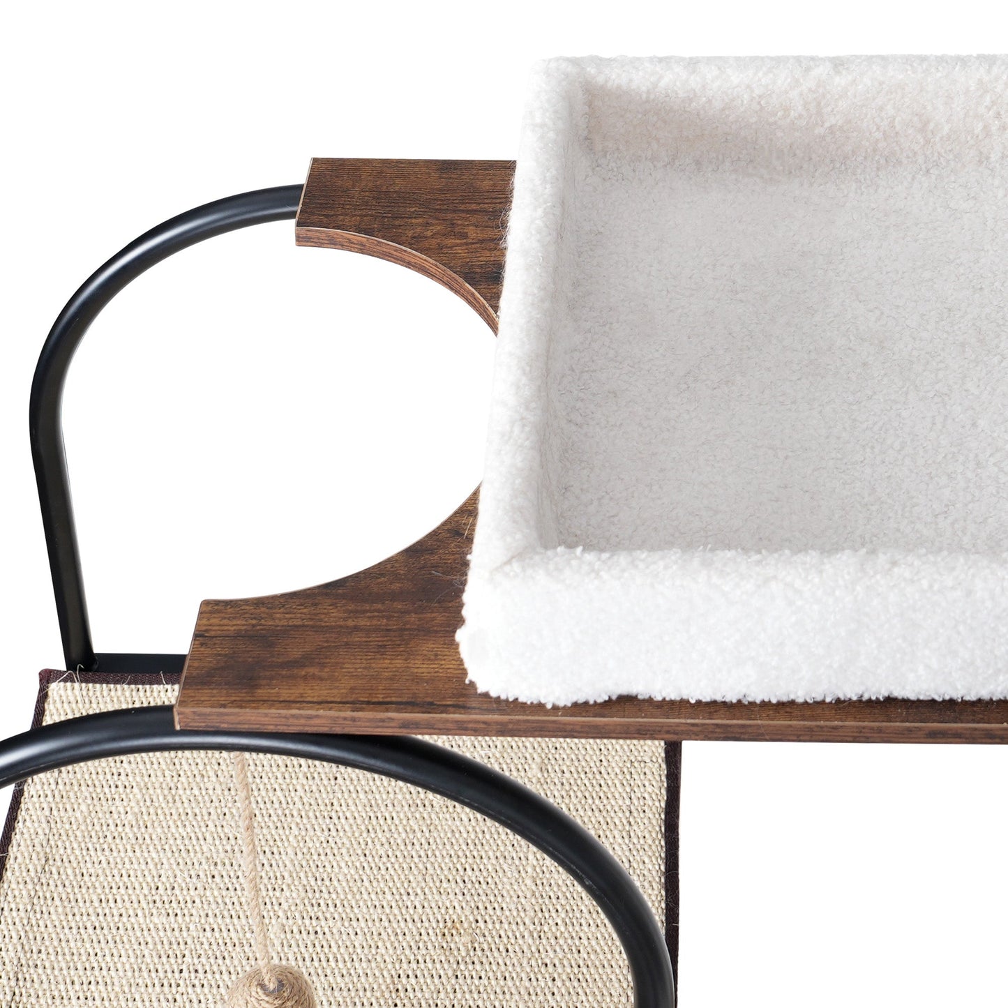 Modern Multi-Level Cat Tree with Scratching Posts and Caves