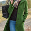 Elegant Women's Medium Length Woolen Overcoat