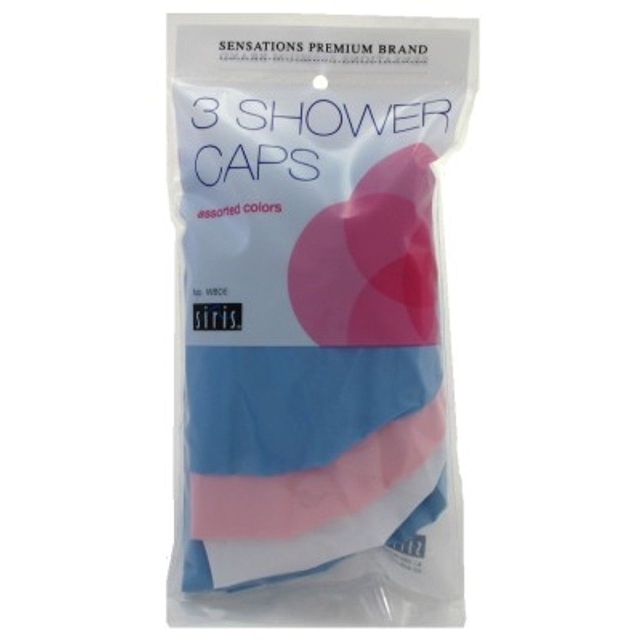 Siris BL 3 Shower Caps - Assorted Colors