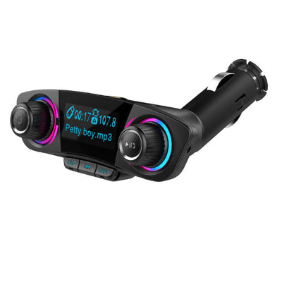 BT06 Car MP3 Bluetooth Player Car Charger Multi-Language Bluetooth Hands-Free FM Transmitter - Korvel