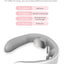 Massager de cou EMS portable en U avec chaleur et 10 modes