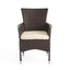 Clementine Outdoor Multibrown PE Wicker Dining Chairs (Set of 2) - Korvel