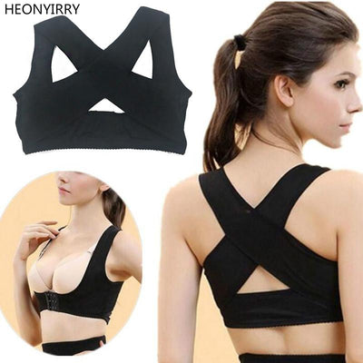Posture Corrector Adjustable Women Back Support Belt Orthotics Posture Correction Brace Rectify Posture Corset Face Lift Tool - Korvel