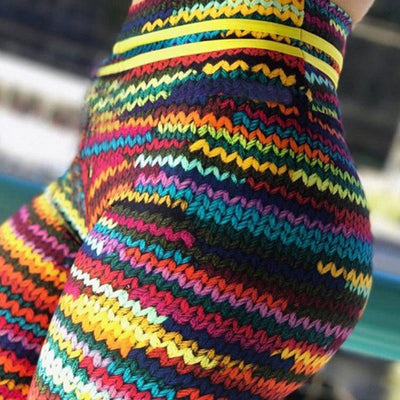 Vertvie Female Tight Pants Jogger Women Elastic Running Yoga Leggings 3D Print Execise Yoga Pants Slim Soft Leggings Multicolor - Korvel