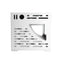 16 Bay Locking Charging Cabinet for Laptops and Chromebooks - White