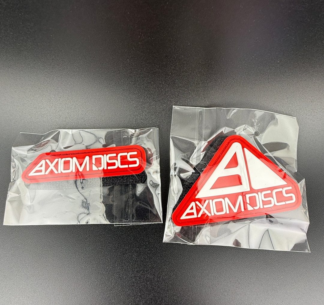Axiom Logo PVC Patches with Hook and Loop Backing