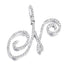 Hip Hop Grass Letter Pendant with Cuban Chain