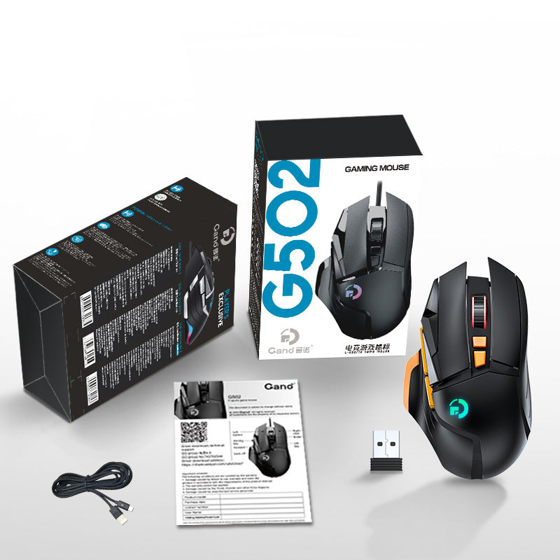 G502 wireless mouse 2.4G dual-mode office computer laptop RGB macro definition eating chicken LOLCF - Korvel