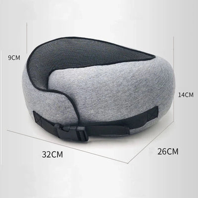 Memory Foam Neck Pillow Cervical Vertebra Travel Portable Noon Break Aircraft U Type Of Pillow Sleep Camping Pillow Carry Bag - Korvel