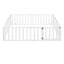Full Size Wood Daybed Frame with Fence White(OLD SKU:WF289662AAK) - Korvel