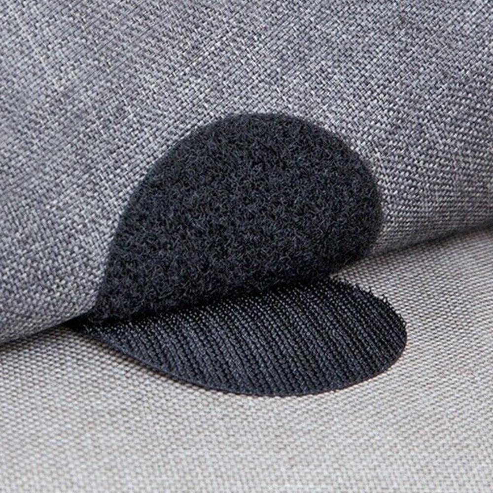 5 Pairs Double-sided Fixed Magic Sticky Self Adhesive Hook Loop Round Pads Craft Tape Bedcloths Sofa Carpet Non-slip Holder - Korvel