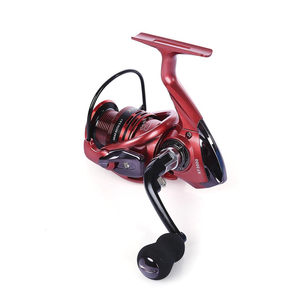 YUMOSHI Full Metal Spinning Fishing Reel with Aluminum Spool