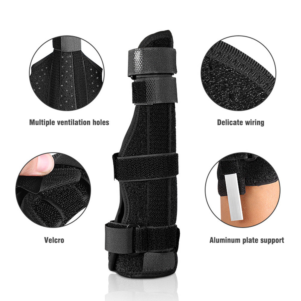 Hailicare Ring Finger Tail Finger Fixation Set Finger Fracture Damage Aluminum Plate Support Protector - Korvel