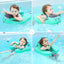 Infants and young children with inflatable seat rings and sunshades beginner's swimming circle home swimming pool - Korvel