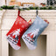 Christmas Decorations Rudolf Printed Christmas Socks Children's Gift with Large Christmas Socks - Korvel