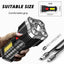 5 Led Flashlight Strong Light Outdoor Portable Cob Side Light Work Light USB Rechargeable Led Flashlight - Korvel