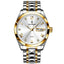 Reloj de Hombre Suizo Impermeable con Doble Calendario y Brillo