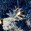 Set of 4 Premium Artificial Christmas Trees with LED Lights