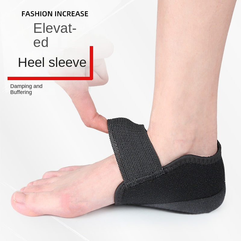 Height-Boosting Heel Protector with Shock Absorption
