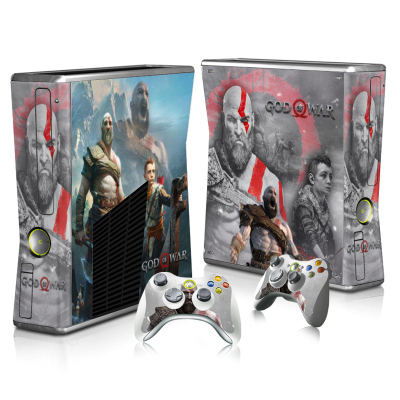 Xbox 360 Slim Full Body Color Membrane Stickers with Scratch-Resistant Protection - Korvel