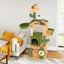 63 Inch Cactus Cat Tree with Scratching Posts for Indoor Cats