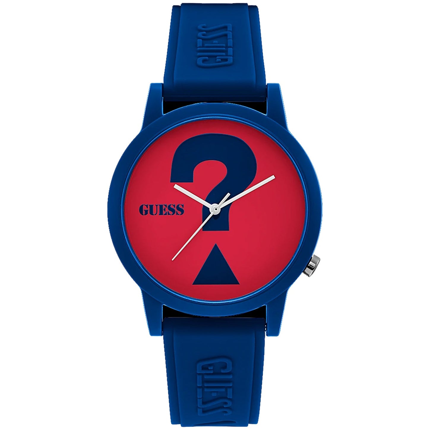 Reloj Clásico de Dial Rojo para Hombre Guess