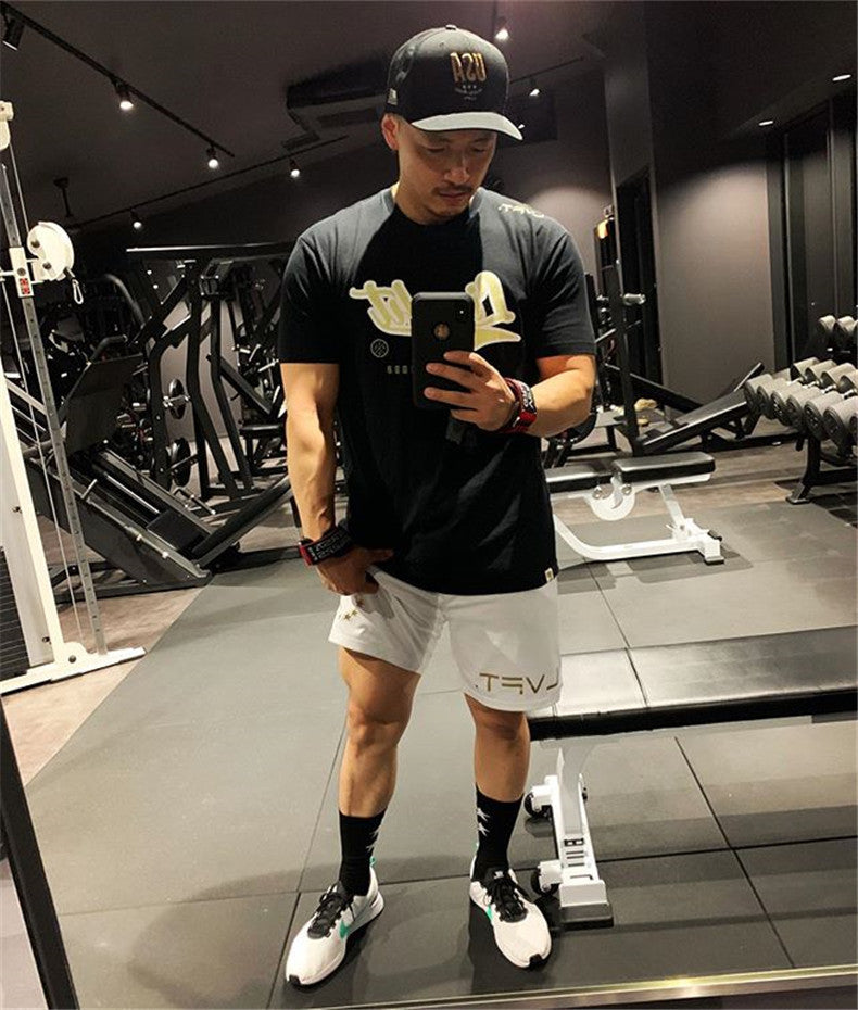 Shorts d'entraînement en mesh respirant pour hommes à séchage rapide