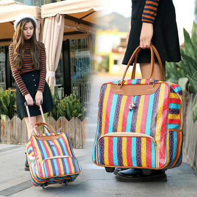 Stylish PU Trolley Case for Effortless Travel