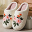 Colorful Floral Cotton Slippers for Cozy Comfort