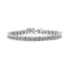 .925 Sterling Silver Diamond Miracle Plate Link Bracelet