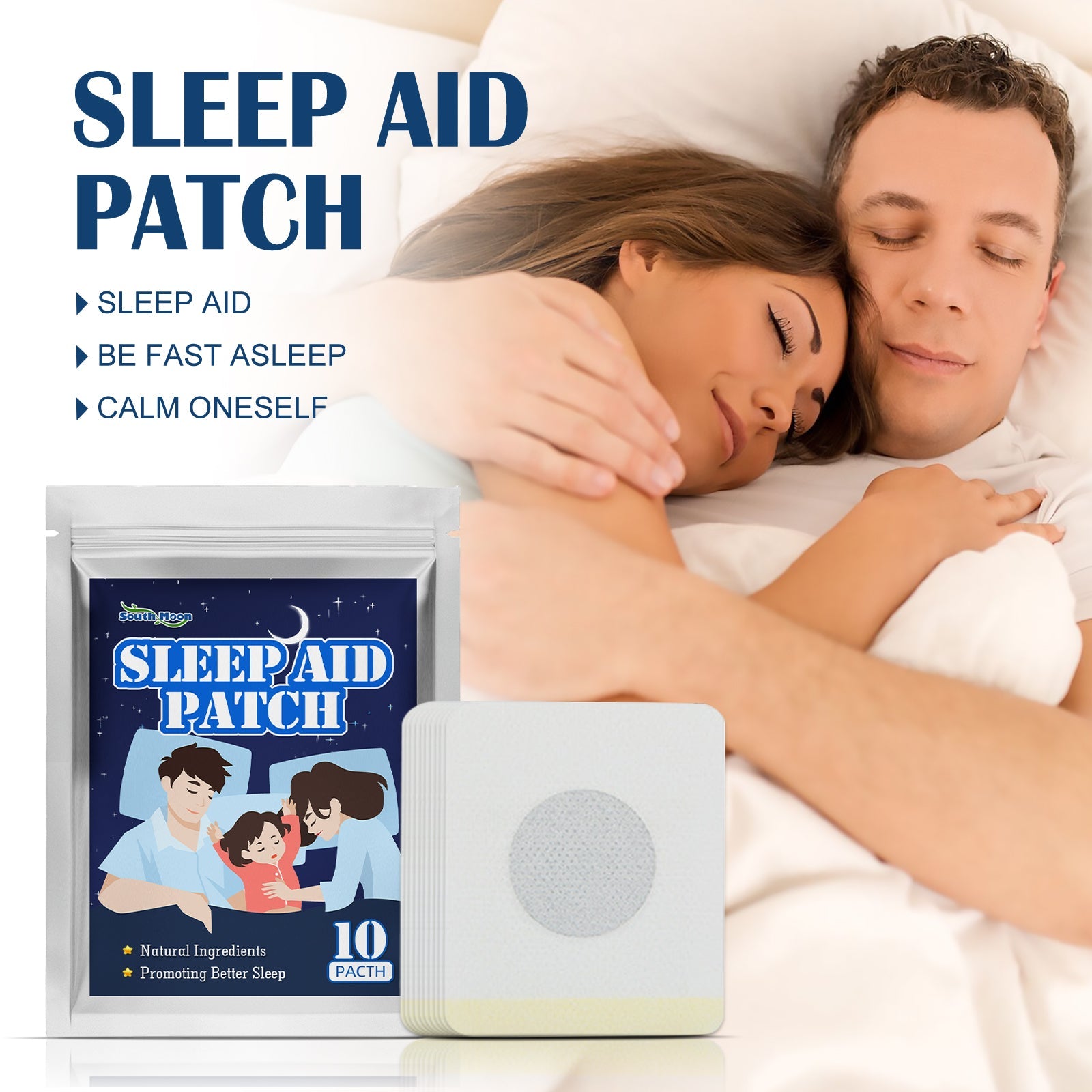 Sleep Aid Patch, Body Relief Staying Up Late To Improve Sleep Decompression Acupoint Health Care Patch - Korvel