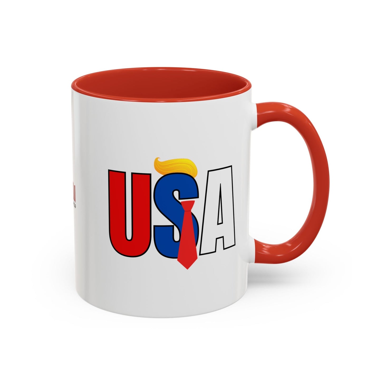Taza de café con acento vibrante de EE. UU.
