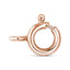Collar con colgante de corazón de diamantes en negro y blanco de oro rosa de 18 quilates