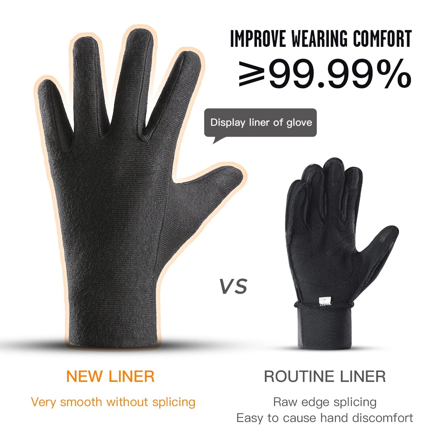 Guantes de Ciclismo Cálidos Premium con Compatibilidad para Pantallas Táctiles