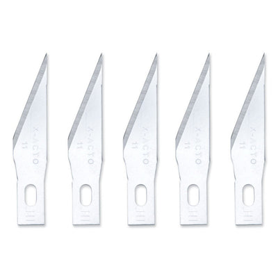 X-ACTO #11 Replacement Blades, 5/Pack - Precision Cutting