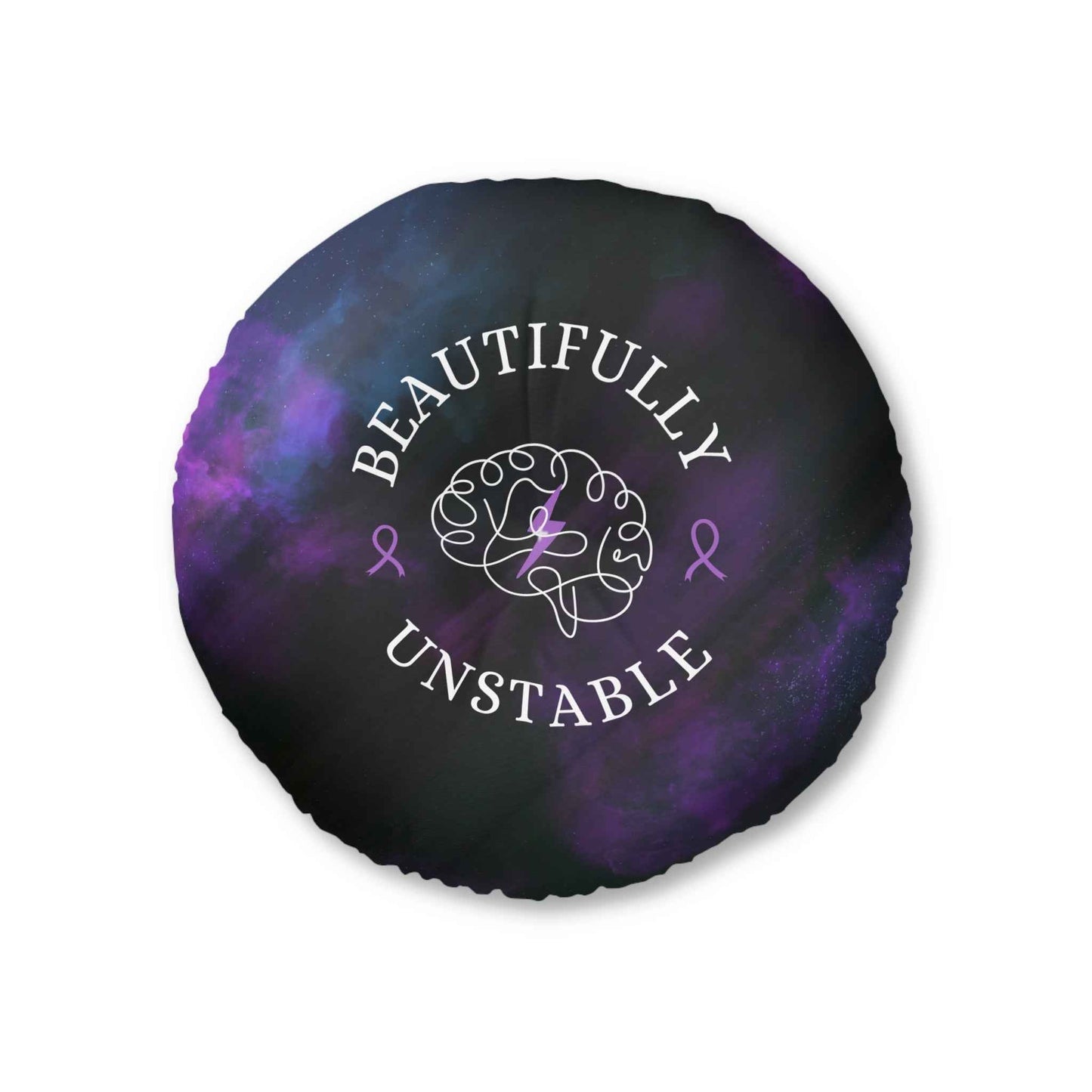 Beautifully Unstable Purple Awareness Floor Pillow