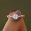 925 Sterling Silver Inlaid Zircon Ring - Korvel