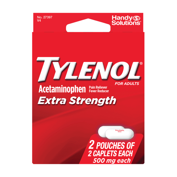 Tylenol Extra Strength Caplets – 500mg