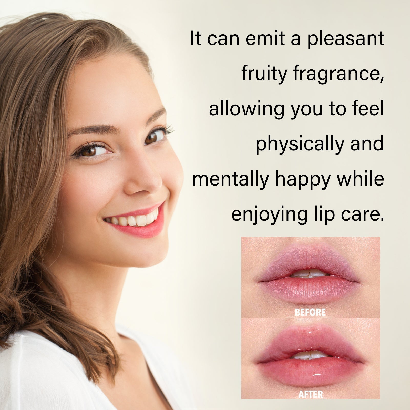 Strawberry Moisturizing Lip Balm Moisturizes, Hydrates, Removes Dead Skin, And Moisturizes Dry, Cracked Lips - Korvel