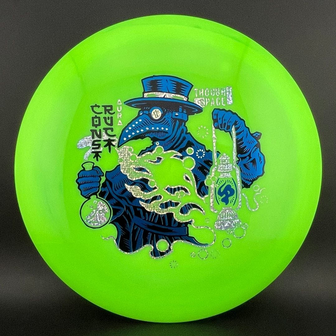 Swirly Aura Construct - Plague Doctor - First Run Disc Golf Driver