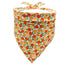 Bandana pour chien en coton premium style fruit