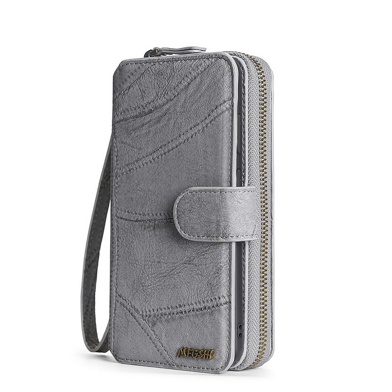 Suitable for iPhone 15 Promax phone case, wallet, card insertion phone case, flip cover leather case - Korvel