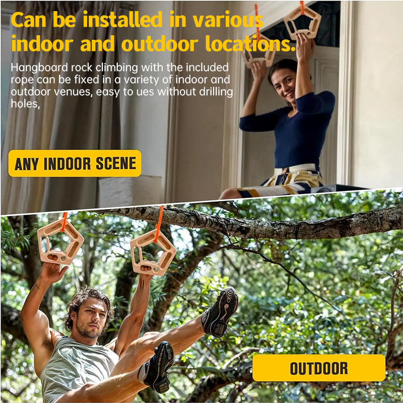 Climbing Pull-Up & Hangboard: Finger Strength Trainer