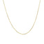 14k Yellow Gold Diamond Cut Cable Link Chain - 0.8mm