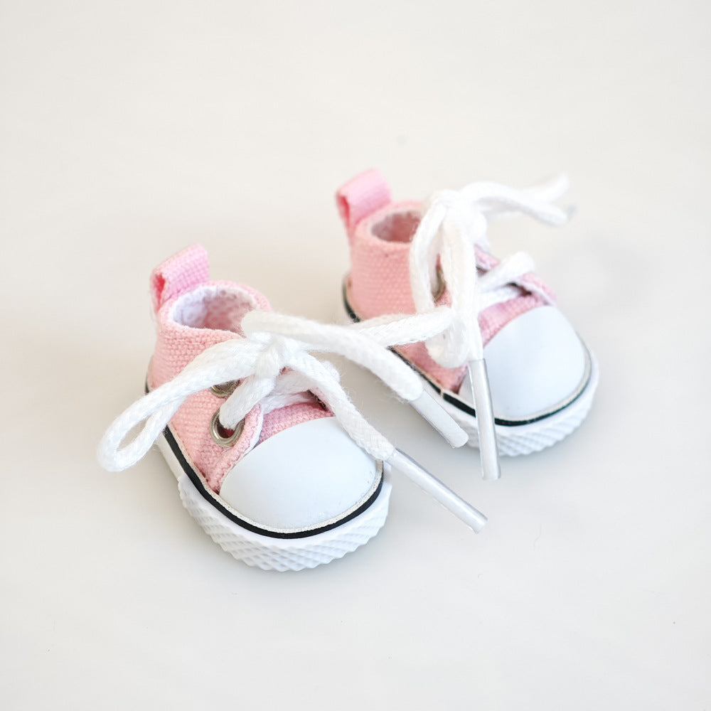 Party Shoes DIY Accessories Labubu Baby Clothes Labubu Rubber Macaron Shoes Fabric One Plush Second Generation - Korvel