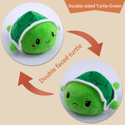 Flip Little Turtle Plush Toy Doll Double-sided Octopus Doll Flip Side Doll Toy - Korvel