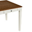 Conjunto de Mesa de Comedor de Madera de 6 Piezas TOPMAX de Estilo Mid-Century